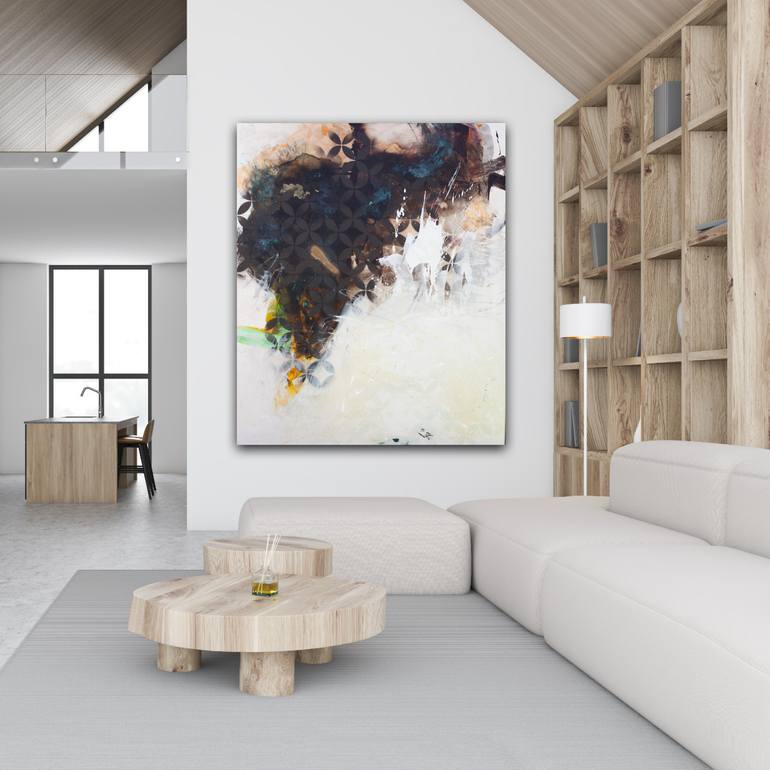 Original Abstract Expressionism Abstract Painting by Carolina Alotus