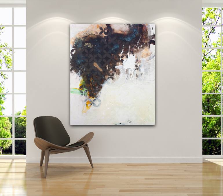 Original Abstract Expressionism Abstract Painting by Carolina Alotus