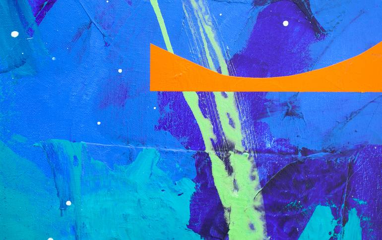Original Abstract Expressionism Abstract Painting by Carolina Alotus