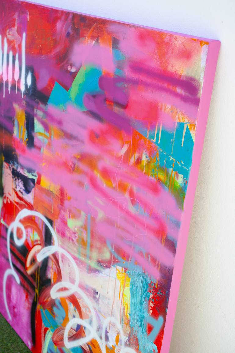 Original Abstract Expressionism Abstract Painting by Carolina Alotus