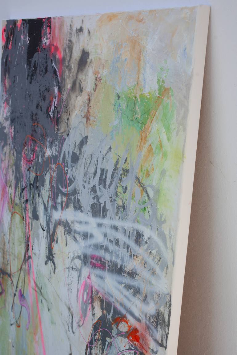 Original Abstract Expressionism Abstract Painting by Carolina Alotus