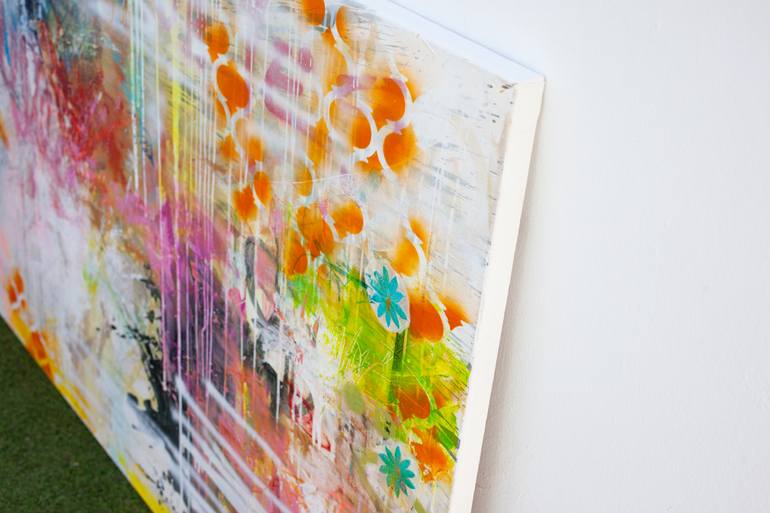 Original Abstract Expressionism Abstract Painting by Carolina Alotus