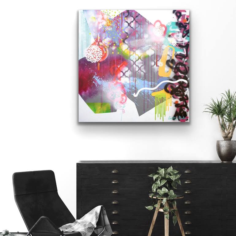 Original Abstract Painting by Carolina Alotus