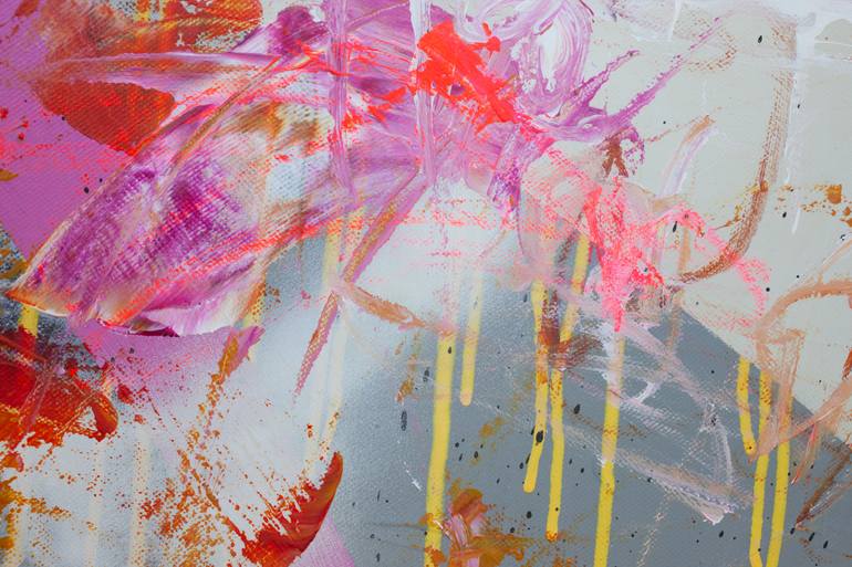 Original Abstract Expressionism Abstract Painting by Carolina Alotus