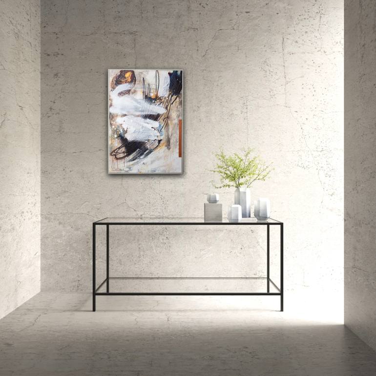 Original Abstract Expressionism Abstract Painting by Carolina Alotus