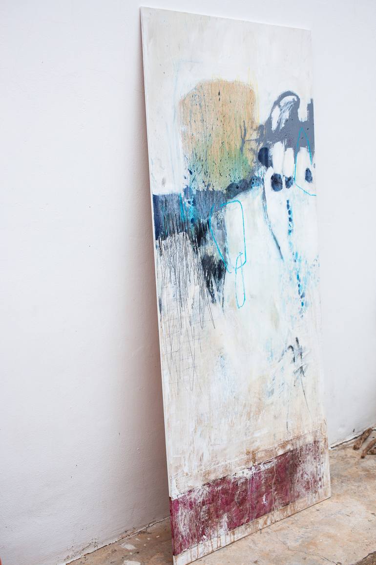 Original Abstract Expressionism Abstract Painting by Carolina Alotus