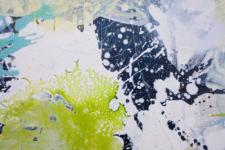 Original Abstract Expressionism Abstract Painting by Carolina Alotus