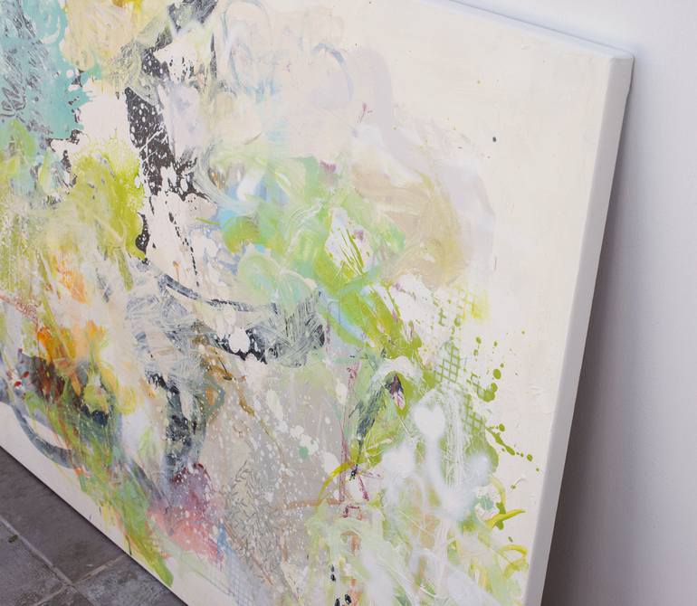 Original Abstract Expressionism Abstract Painting by Carolina Alotus