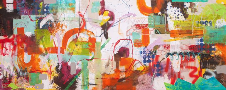 Original Abstract Painting by Carolina Alotus