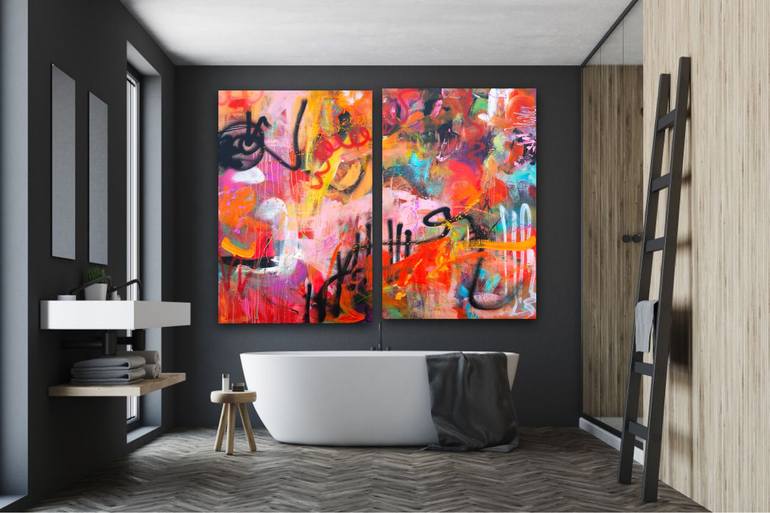 Intense living 2 Painting by Carolina Alotus | Saatchi Art