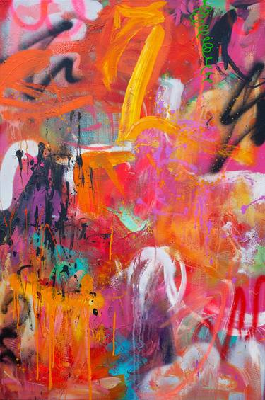 Print of Abstract Expressionism Abstract Paintings by Carolina Alotus