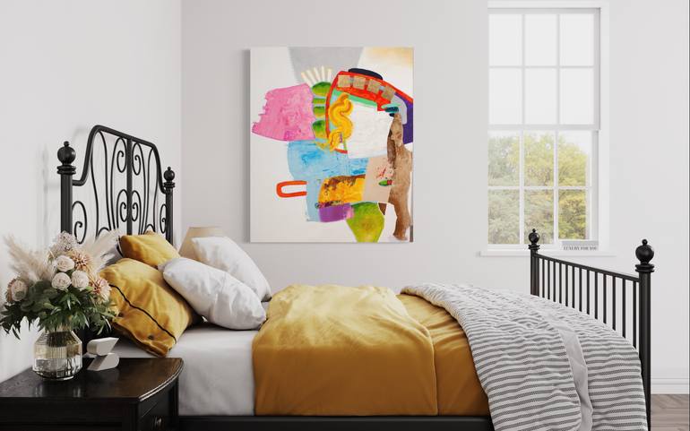 Original Abstract Expressionism Abstract Painting by Carolina Alotus