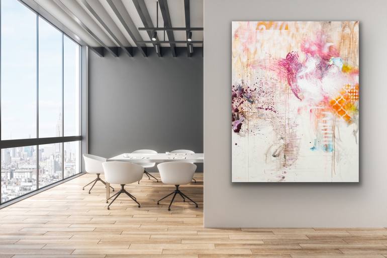Original Abstract Expressionism Abstract Painting by Carolina Alotus
