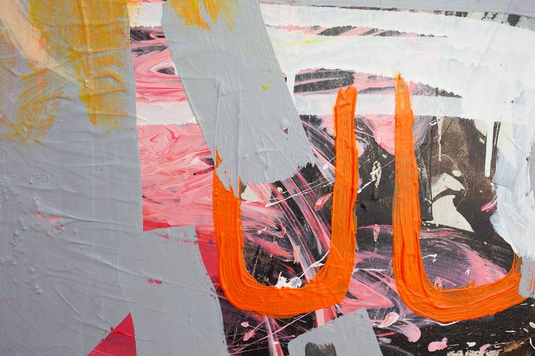 Original Abstract Expressionism Abstract Painting by Carolina Alotus