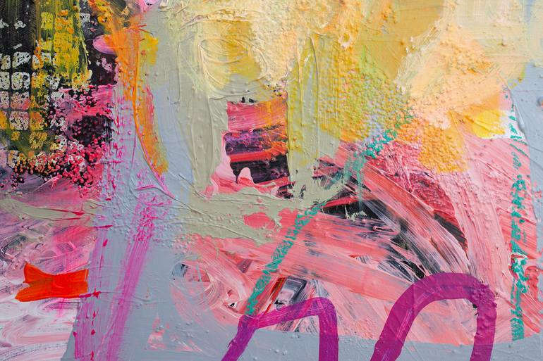 Original Abstract Expressionism Abstract Painting by Carolina Alotus