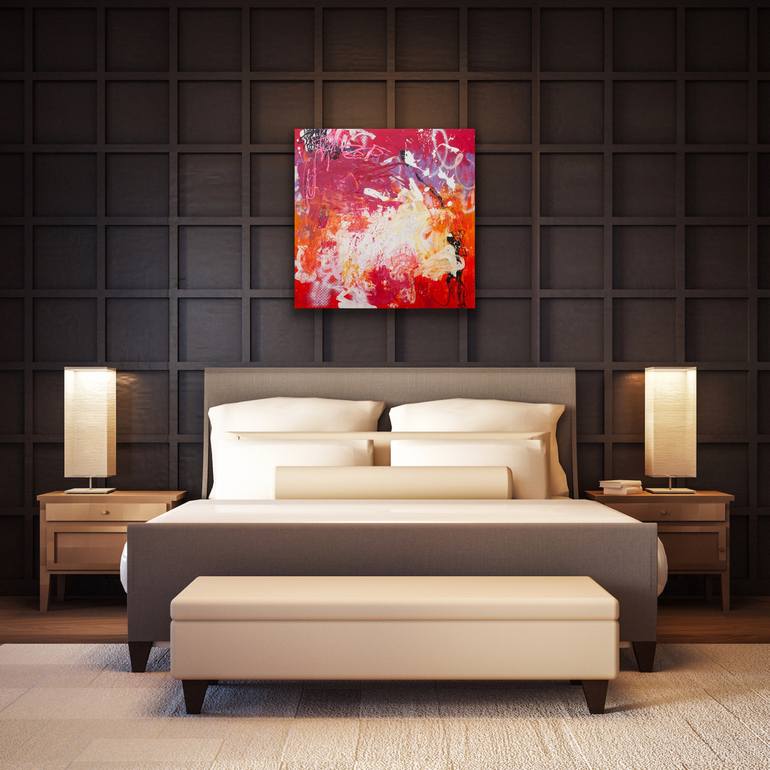 Original Abstract Expressionism Abstract Painting by Carolina Alotus