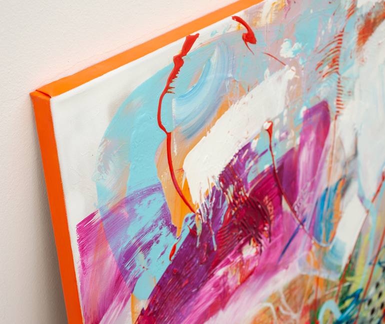 Original Abstract Expressionism Abstract Painting by Carolina Alotus