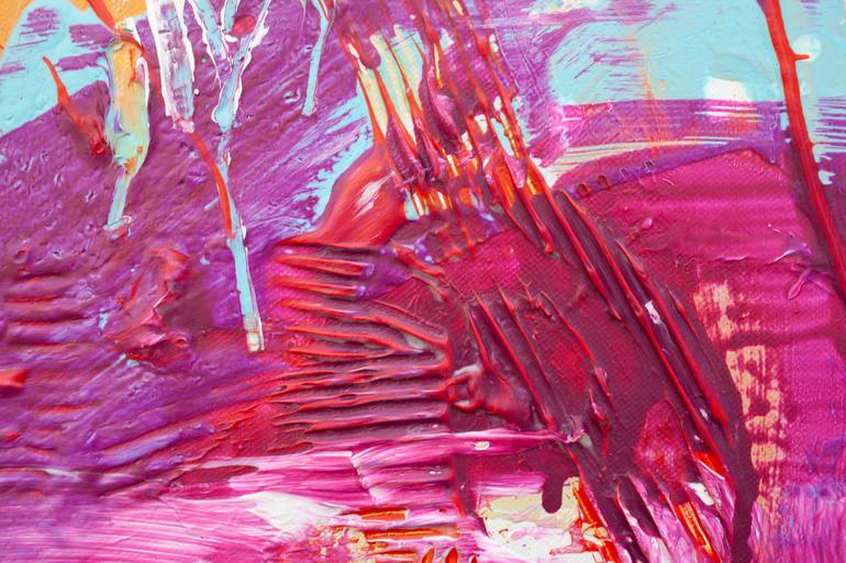 Original Abstract Expressionism Abstract Painting by Carolina Alotus