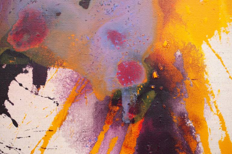 Original Abstract Expressionism Abstract Painting by Carolina Alotus