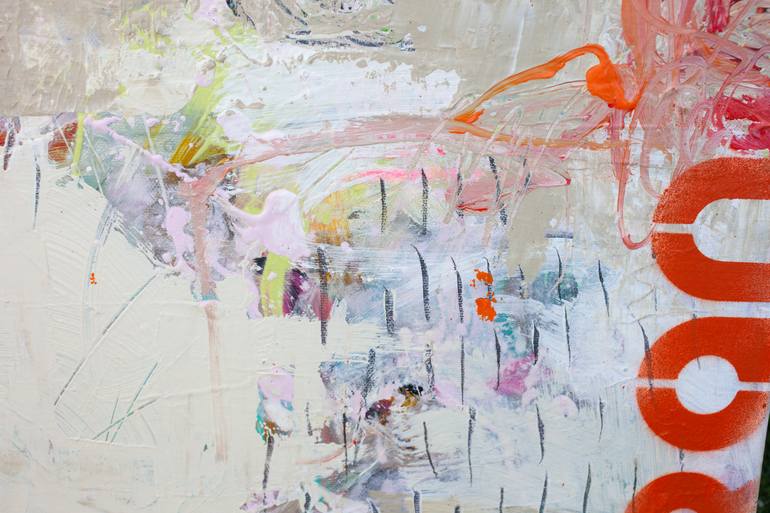 Original Abstract Expressionism Abstract Painting by Carolina Alotus