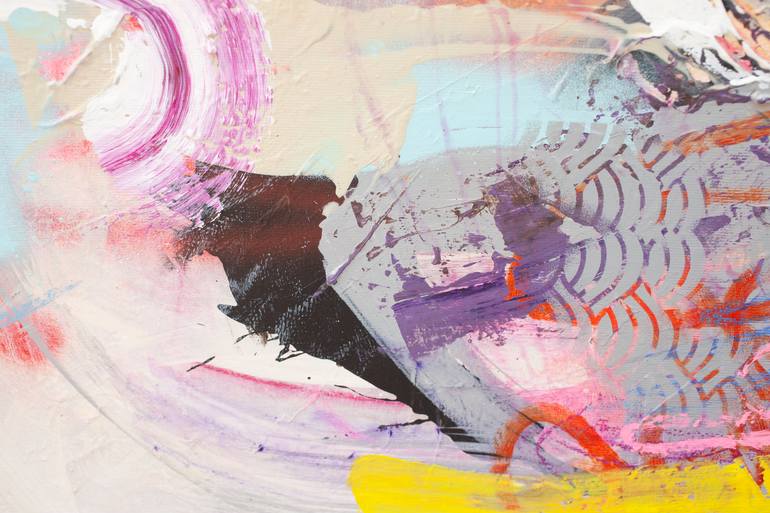 Original Abstract Expressionism Abstract Painting by Carolina Alotus