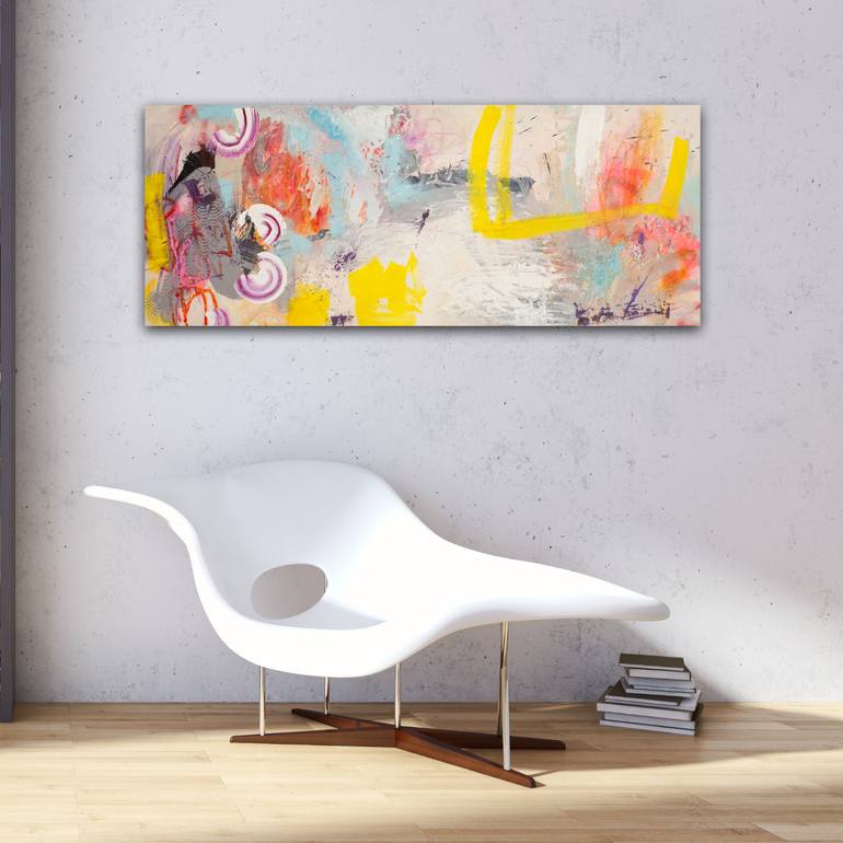 Original Abstract Expressionism Abstract Painting by Carolina Alotus