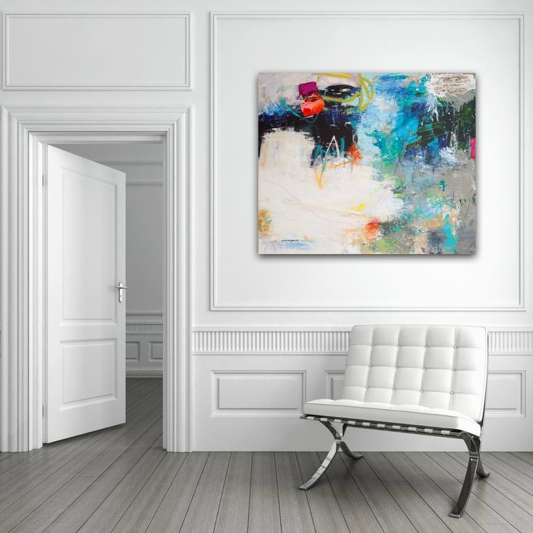 Original Abstract Expressionism Abstract Painting by Carolina Alotus