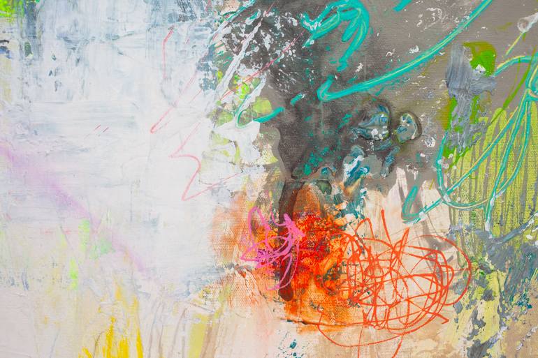 Original Abstract Expressionism Abstract Painting by Carolina Alotus