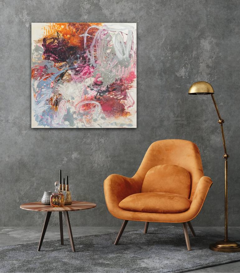 Original Abstract Expressionism Abstract Painting by Carolina Alotus