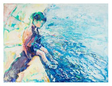 Print of Modern Water Paintings by Irena Depko