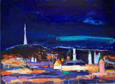 Print of Impressionism Cities Paintings by Irena Depko