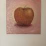 Golden Apple hanging on my studio wall