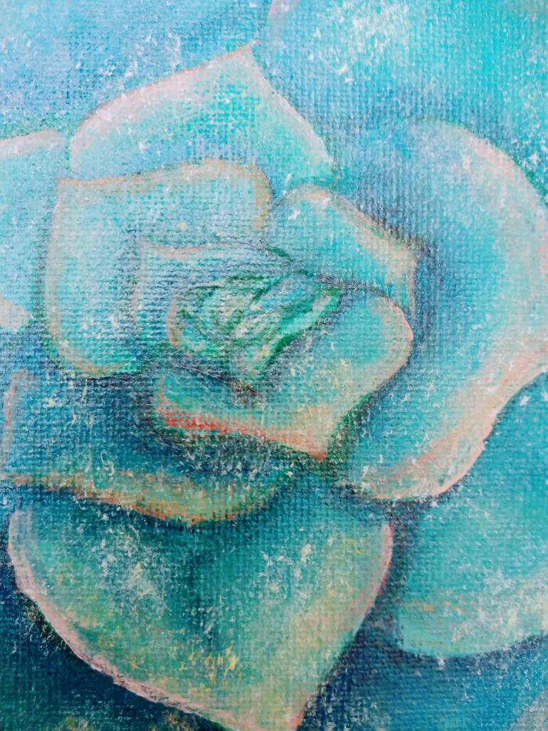 Original Modernism Botanic Painting by Lisa J Kilty