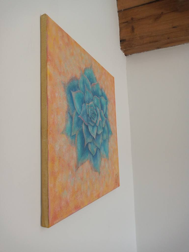 Original Modernism Botanic Painting by Lisa J Kilty