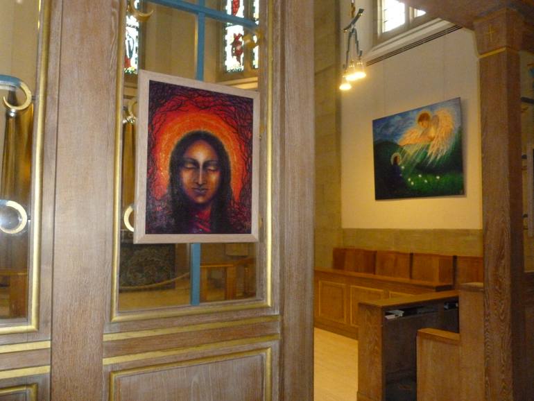 Original Figurative Religious Painting by Lisa J Kilty