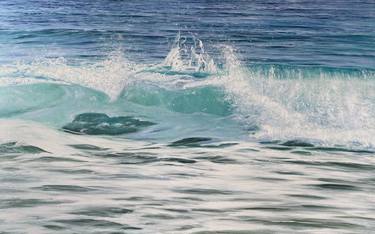 Print of Photorealism Seascape Paintings by Aflatun Israilov