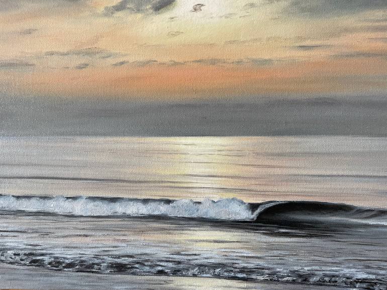 Original Photorealism Seascape Painting by Aflatun Israilov