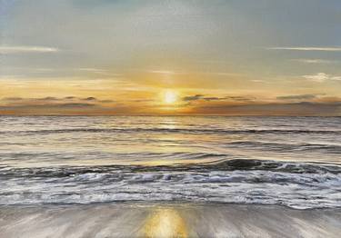 GOLD WAVES - ocean sunset 2024 thumb