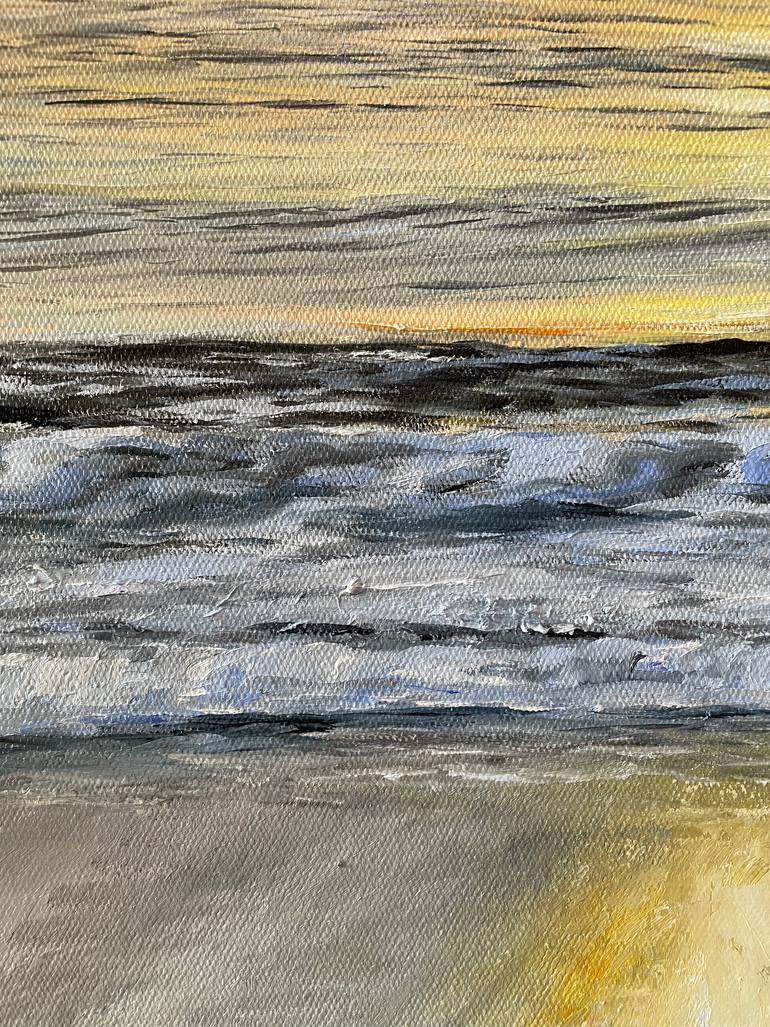 Original Photorealism Seascape Painting by Aflatun Israilov