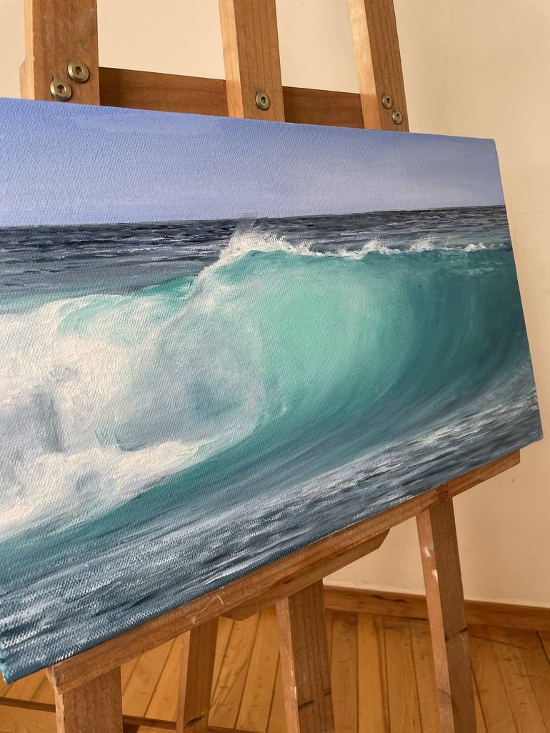 Original Figurative Seascape Painting by Aflatun Israilov