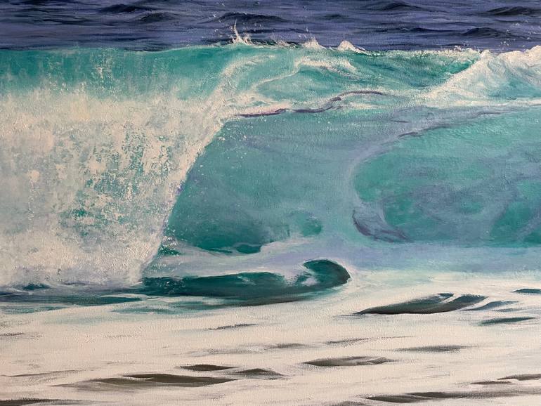 Original Figurative Seascape Painting by Aflatun Israilov