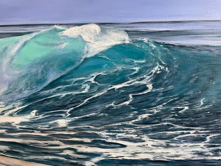 Original Figurative Seascape Painting by Aflatun Israilov