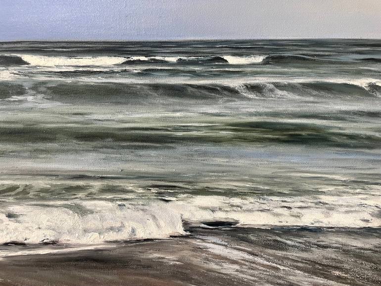 Original Expressionism Seascape Painting by Aflatun Israilov