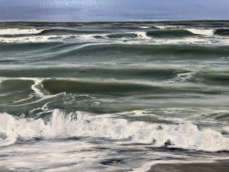 Original Expressionism Seascape Painting by Aflatun Israilov