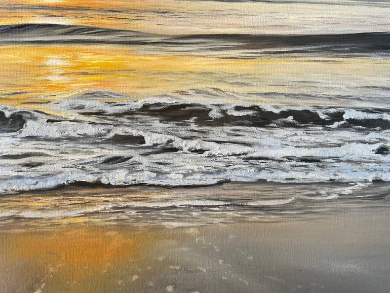 Original Photorealism Seascape Painting by Aflatun Israilov