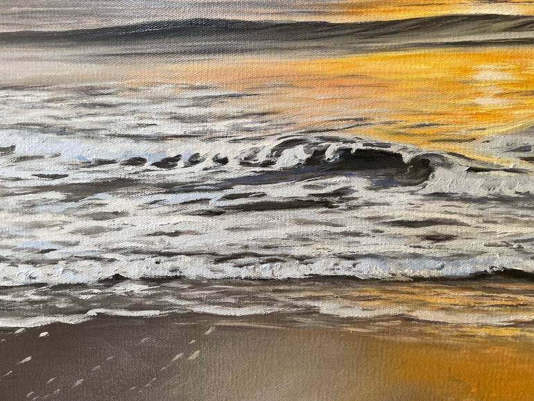 Original Photorealism Seascape Painting by Aflatun Israilov