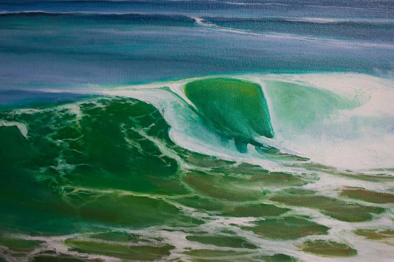 Green Ocean- Original store Oil Painting