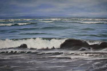 Print of Fine Art Seascape Paintings by Aflatun Israilov