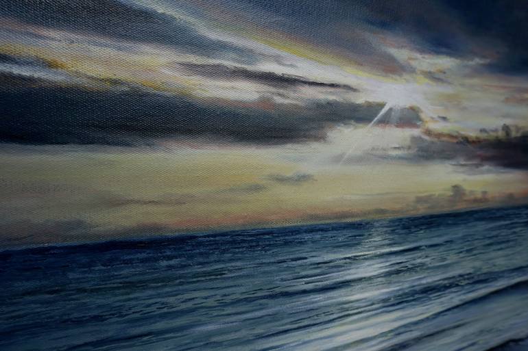 Original Seascape Painting by Aflatun Israilov