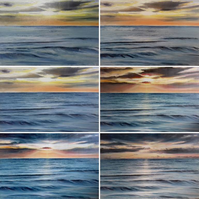 Original Realism Seascape Painting by Aflatun Israilov